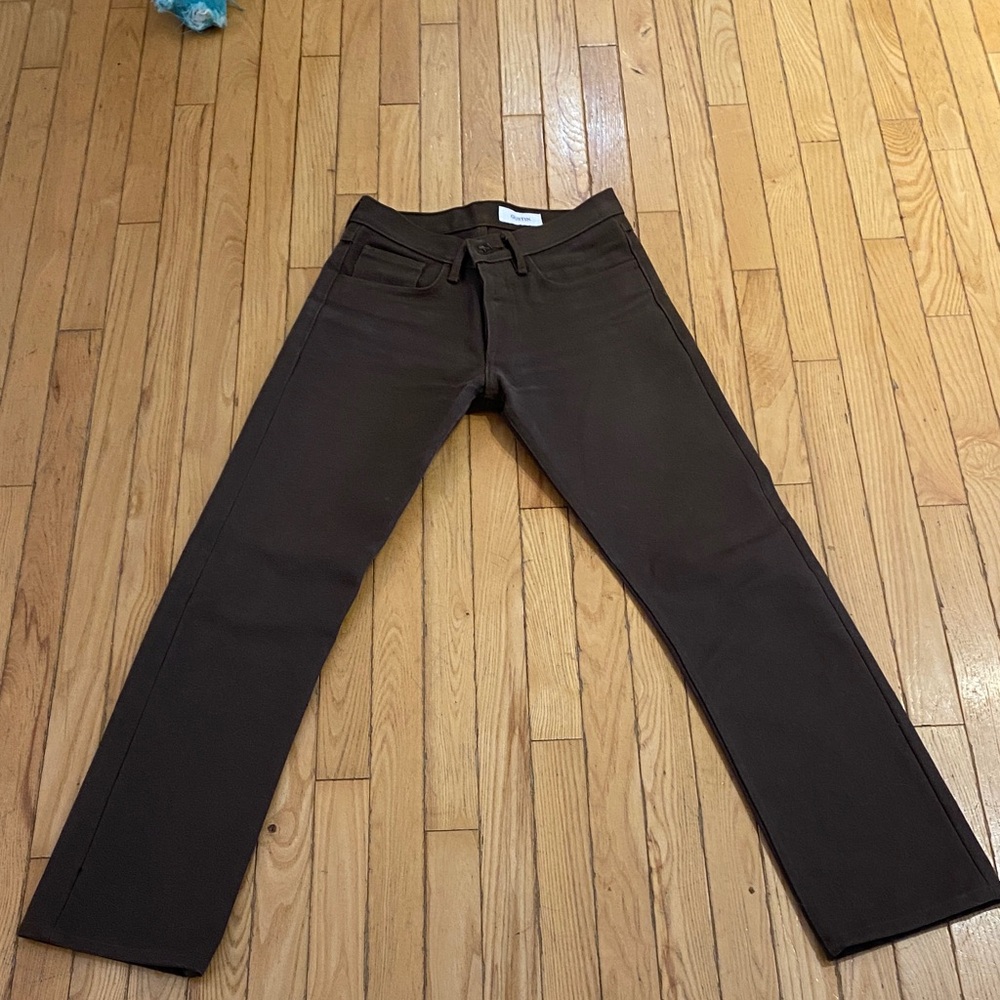 Gustin Dark Brown Beast Duck Canvas Pant
